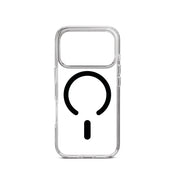 Lineheart Frozen • Coque Tranparente Magsafe iPhone 18 Pro • Noir