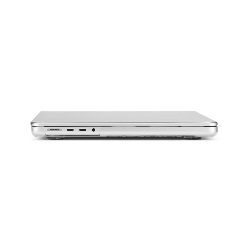 Lineheart Shell Glossy Coque pour MacBook Pro 16" M1/M2/M3/M4 • Transparent