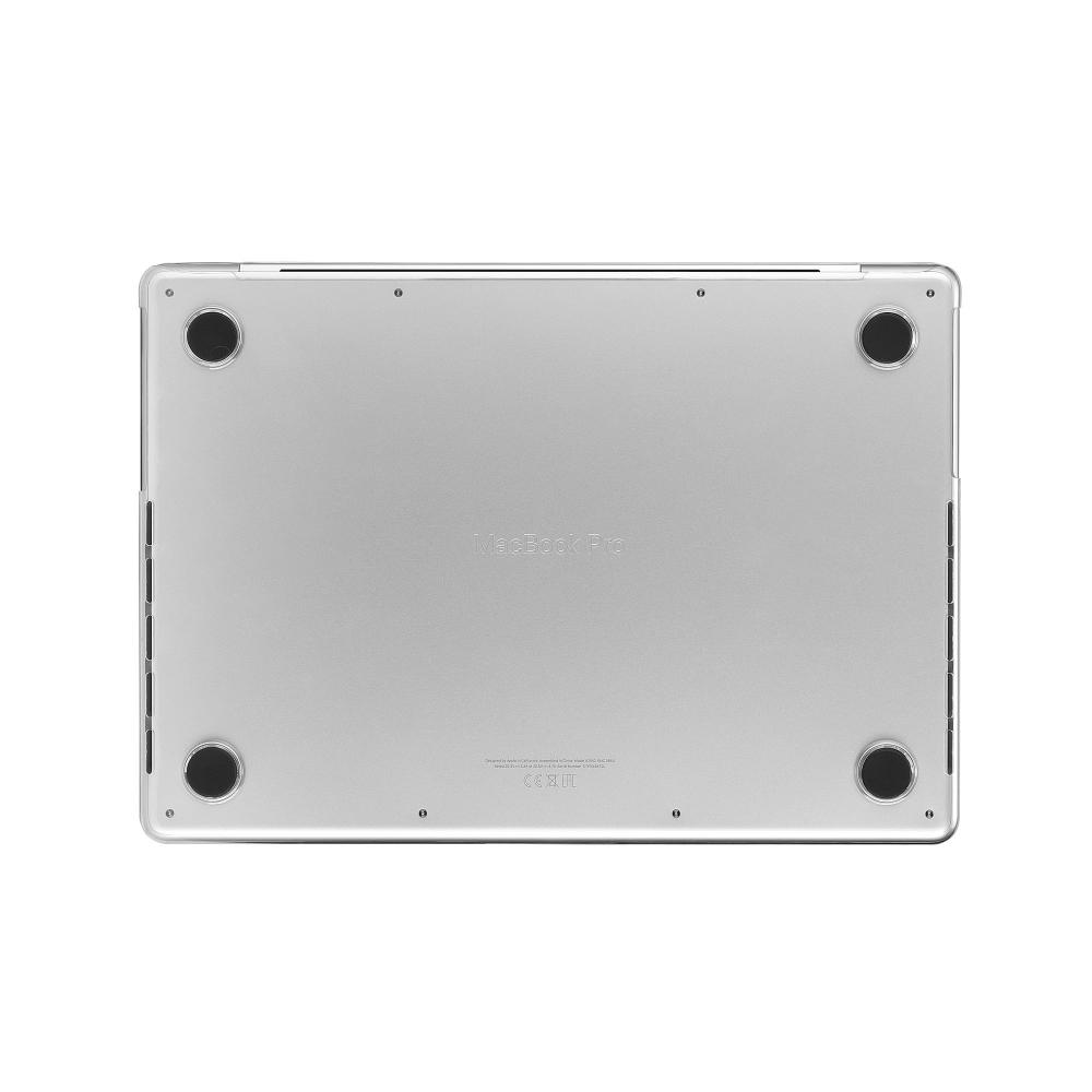 Lineheart Shell Glossy Coque pour MacBook Pro 16" M1/M2/M3/M4 • Transparent