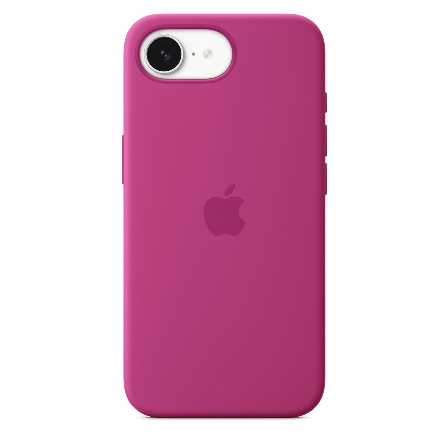 Coque en silicone pour iPhone 16e – Fuchsia