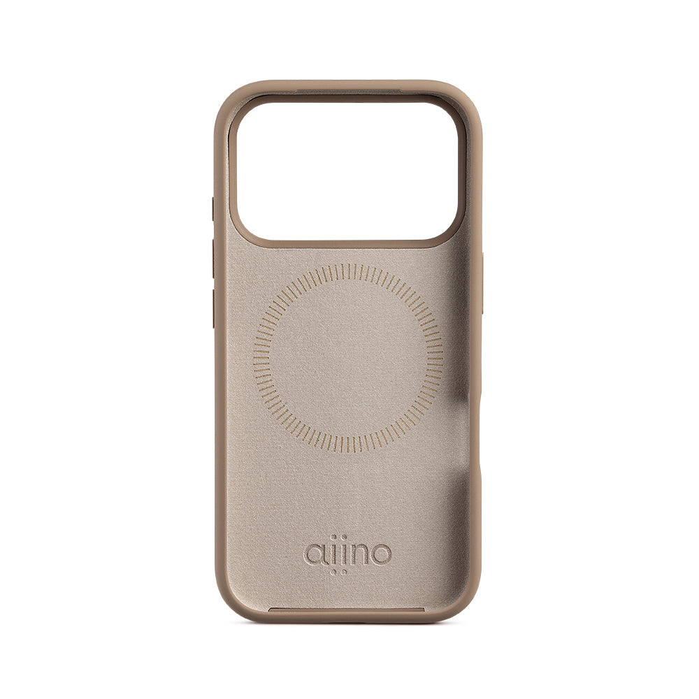 Lineheart Allure • Coque iPhone 17 Pro • Moka