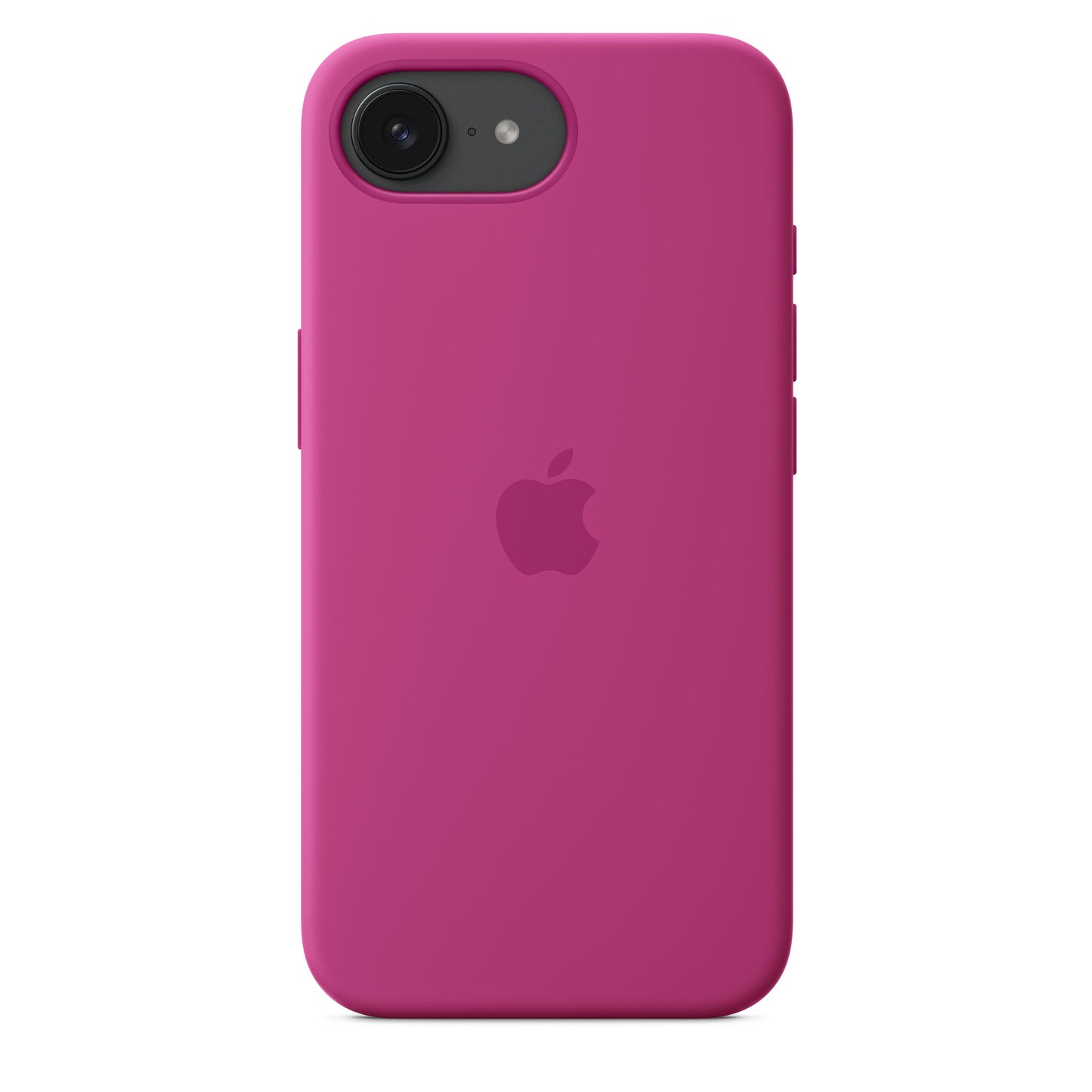 Coque en silicone pour iPhone 16e – Fuchsia