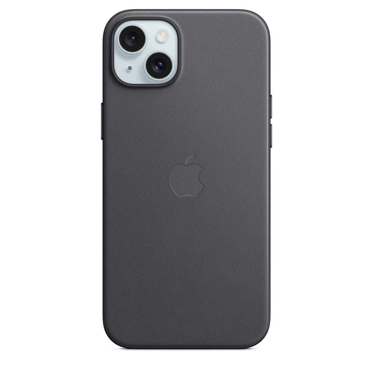 Apple Coque en tissage fin avec MagSafe pour iPhone 15 Plus • Noir