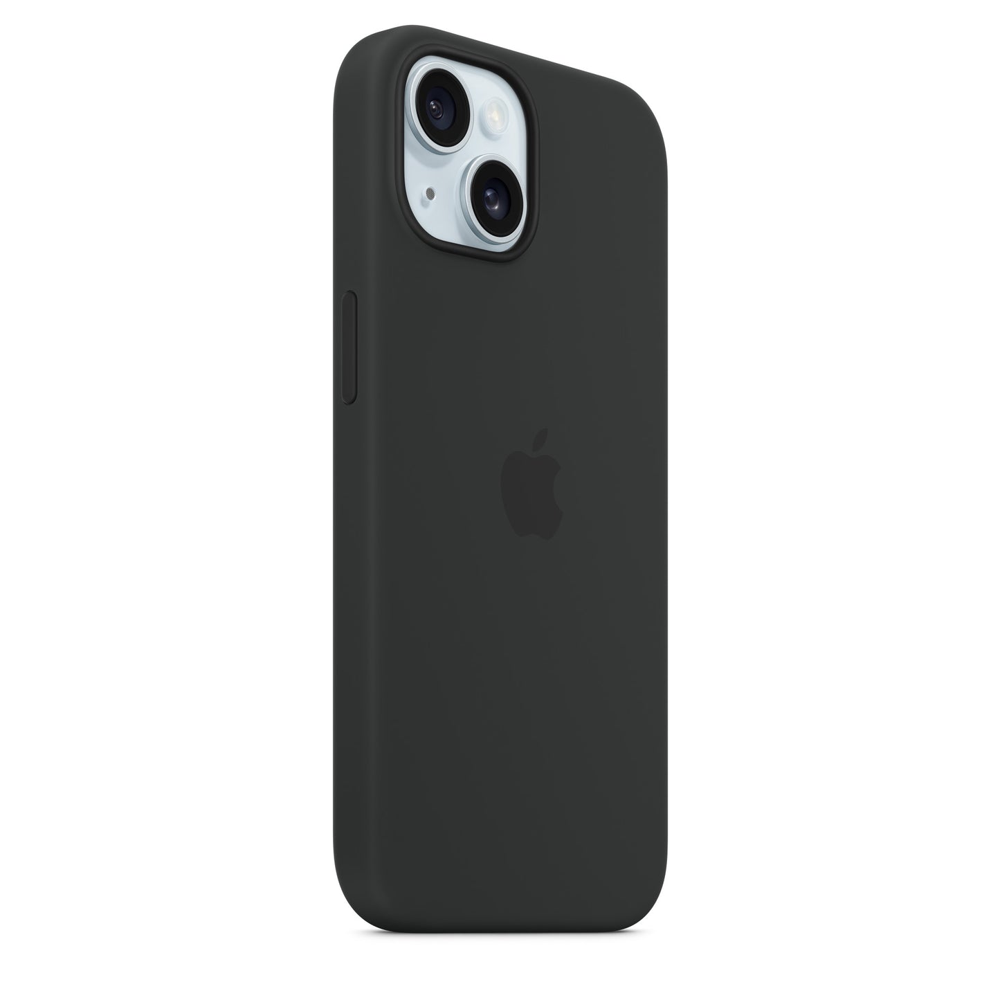 Apple • Coque en silicone avec MagSafe pour iPhone 15 • Noir