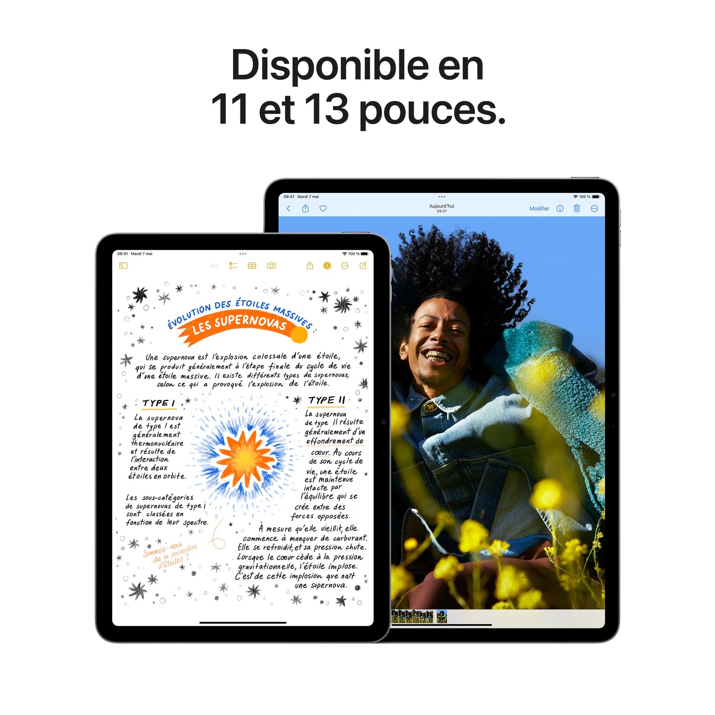 iPad Air 13 pouces Wi-Fi 256 Go - Gris sidéral (M2)