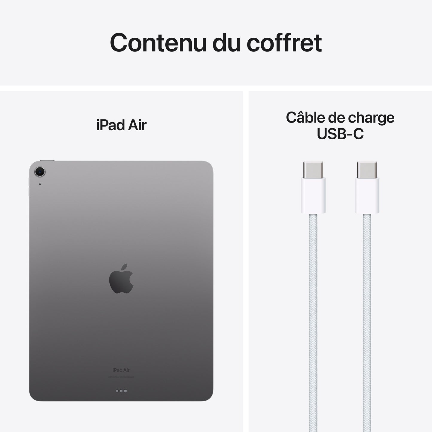 iPad Air 13 pouces Wi-Fi 256 Go - Gris sidéral (M2)