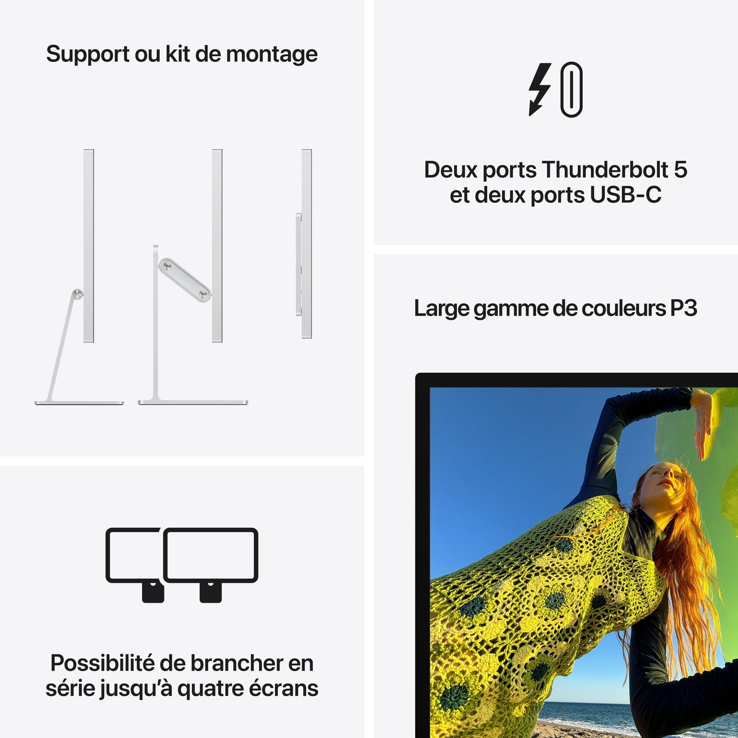 Studio Display - Verre nano‑texturé - Kit de montage VESA