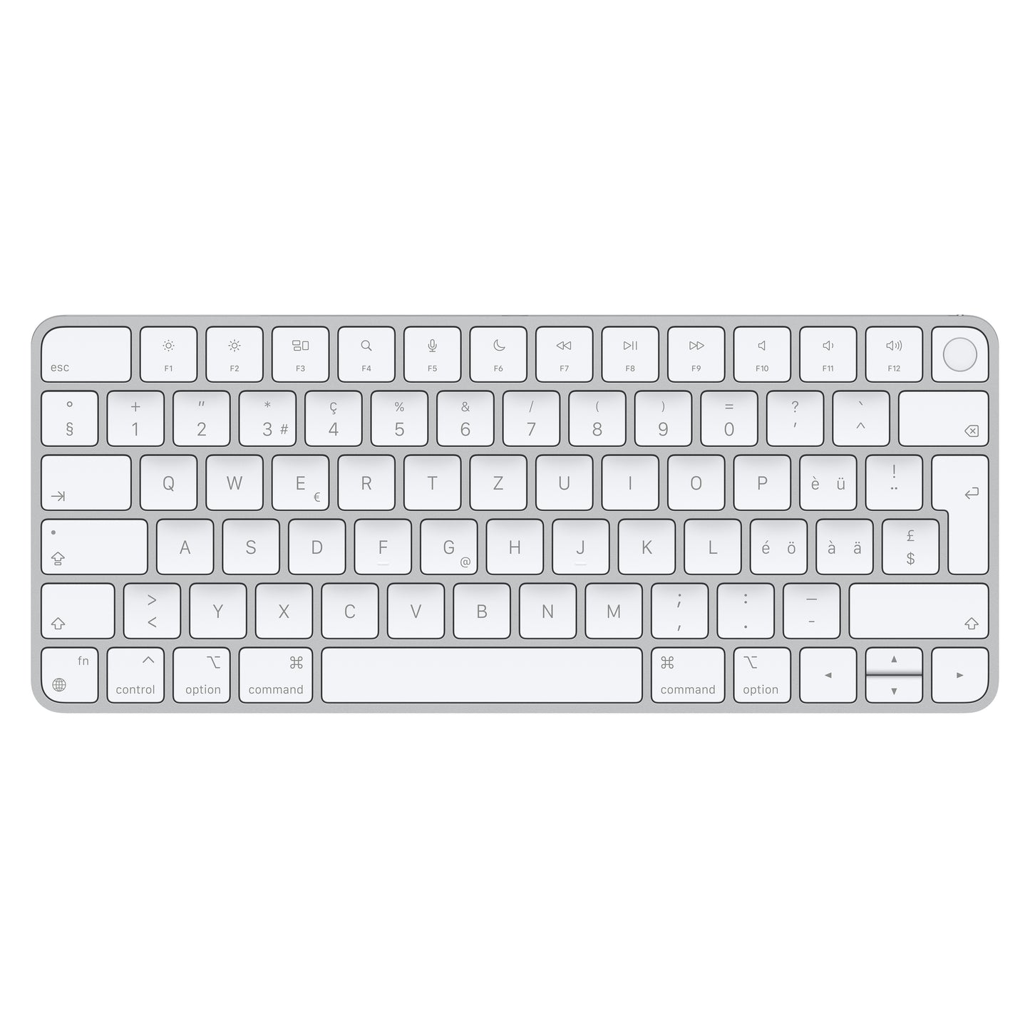 Apple Magic Keyboard avec Touch ID • Suisse-Français • Blanc