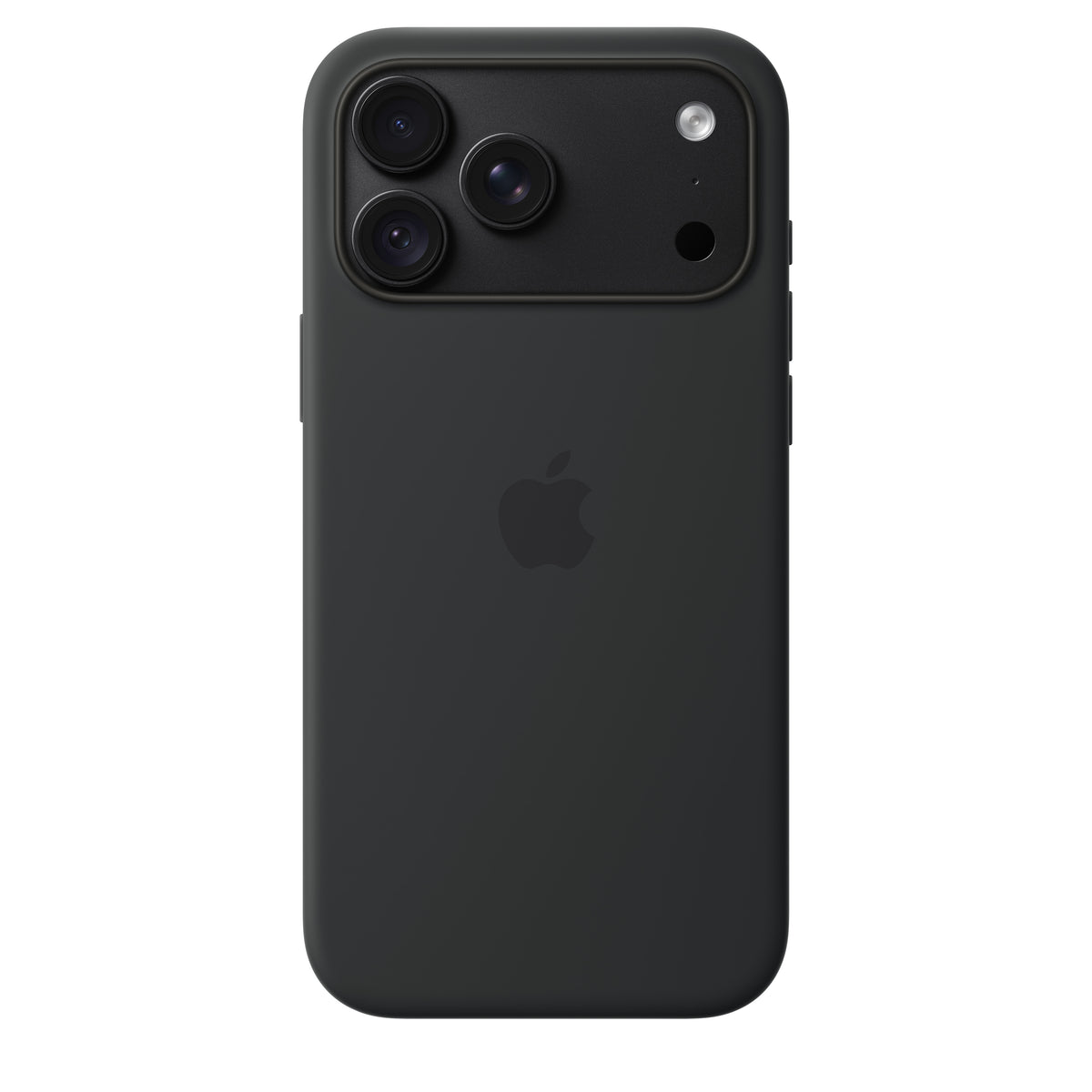 Coque en silicone avec MagSafe pour iPhone 18 Pro Max - Noir