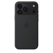 Coque en silicone avec MagSafe pour iPhone 18 Pro Max - Noir