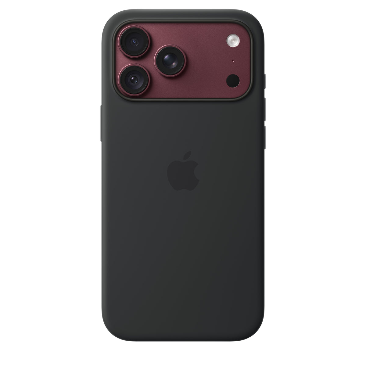 Coque en silicone avec MagSafe pour iPhone 18 Pro Max - Noir