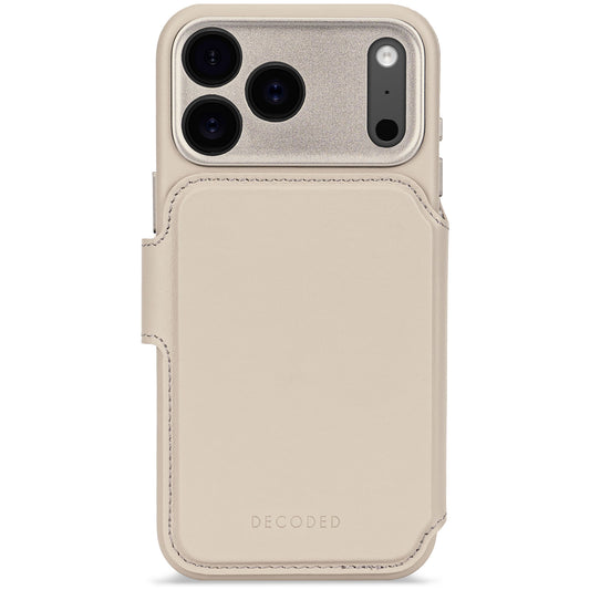Decoded • Etui Portefeuille amovible pour iPhone 17 Pro • Argile
