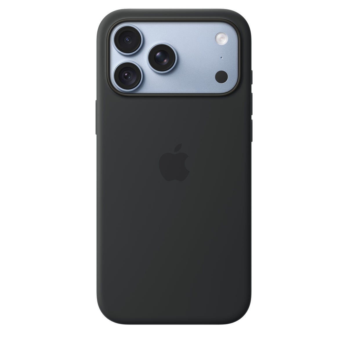 Coque en silicone avec MagSafe pour iPhone 18 Pro Max - Noir