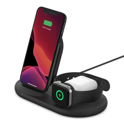 Belkin Wireless Boost Charge 3 in 1 • Noir