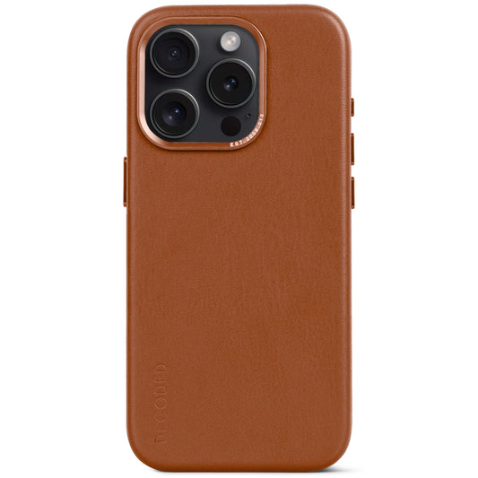 Decoded • Coque de protection en cuir pour iPhone 15 Pro • Brun