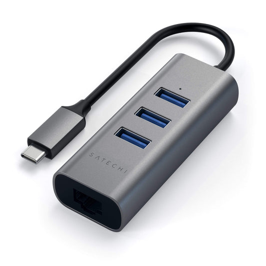 Satechi hub USB-C vers USB-A • Gris Sidéral