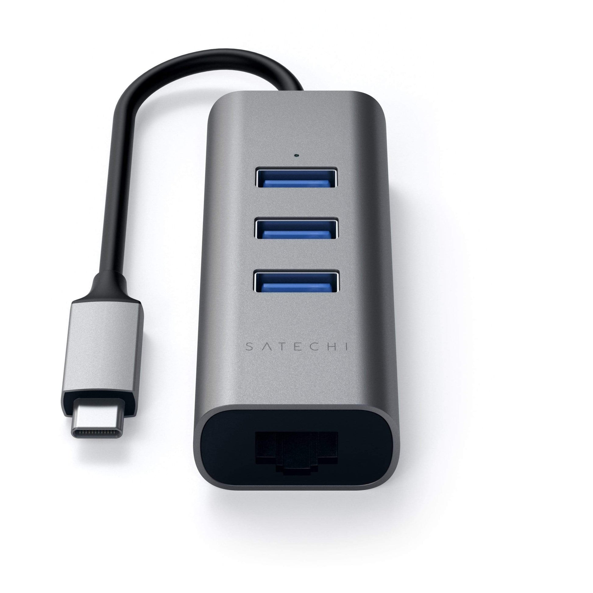 Satechi hub USB-C vers USB-A • Gris Sidéral