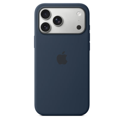 Coque en silicone avec MagSafe pour iPhone 17 Pro Max - Minuit