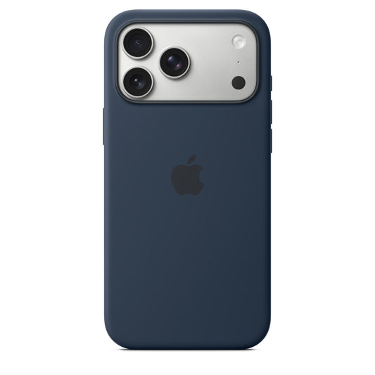 Coque en silicone avec MagSafe pour iPhone 17 Pro Max - Minuit