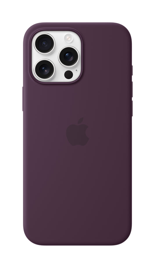 iPhone 16 Pro Max Coque en Silicone avec MagSafe • Prune