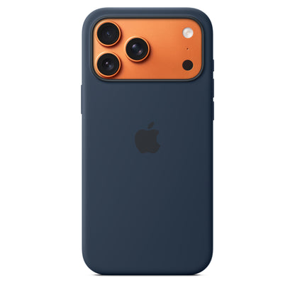 Coque en silicone avec MagSafe pour iPhone 17 Pro Max - Minuit