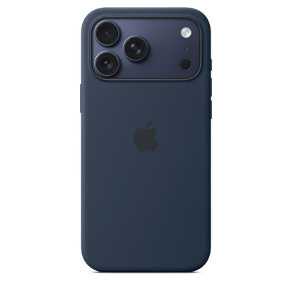 Coque en silicone avec MagSafe pour iPhone 17 Pro Max - Minuit