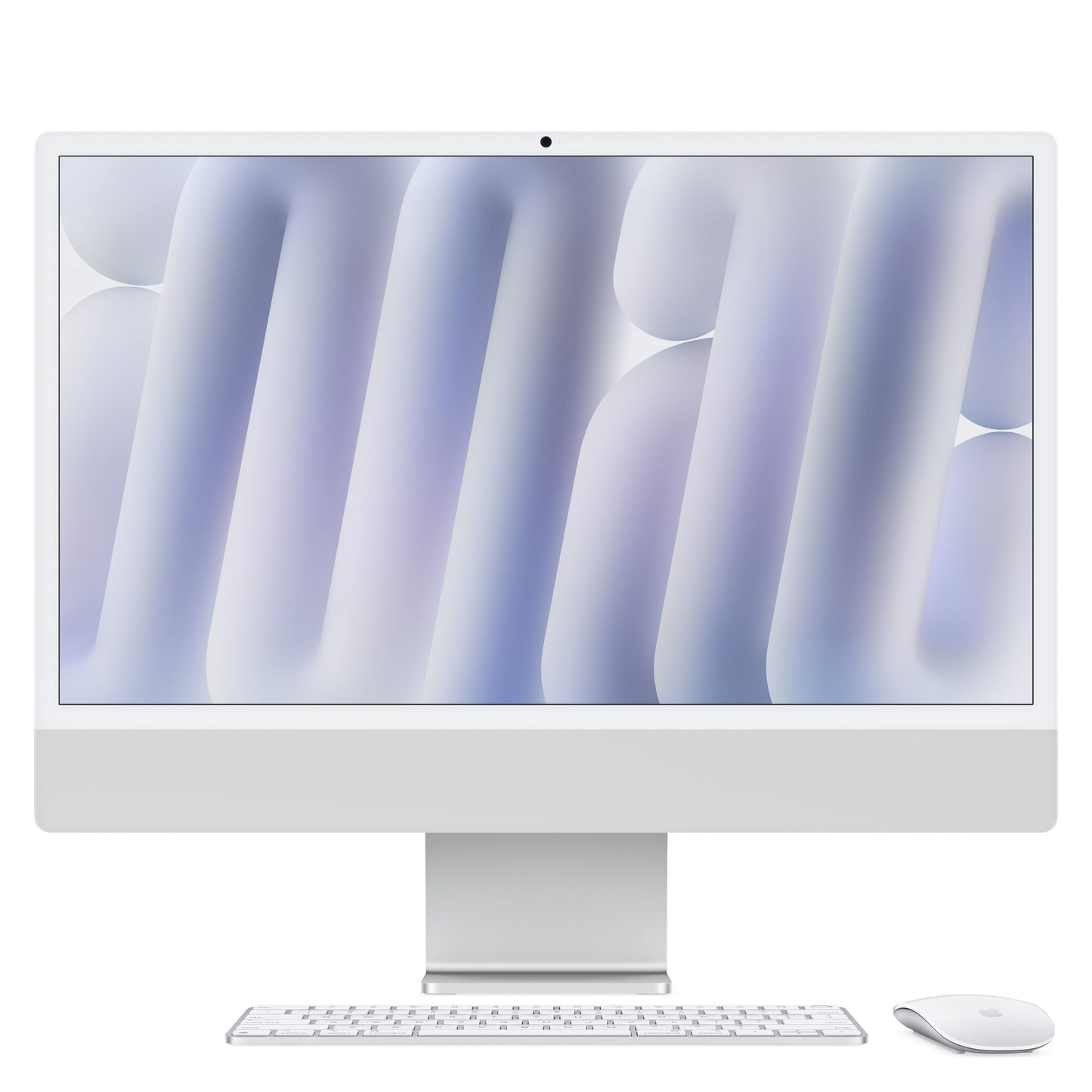 iMac 24 pouces avec écran Retina 4,5K: Puce Apple M4 avec CPU 10 cœurs et GPU 10 cœurs, 512 Go SSD - Argent