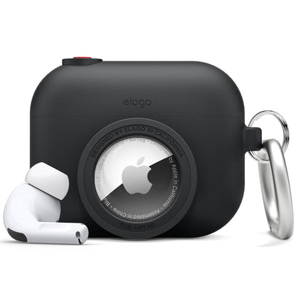 ELAGO Airpods 3 • Coque avec emplacement pour Airtag • Noir