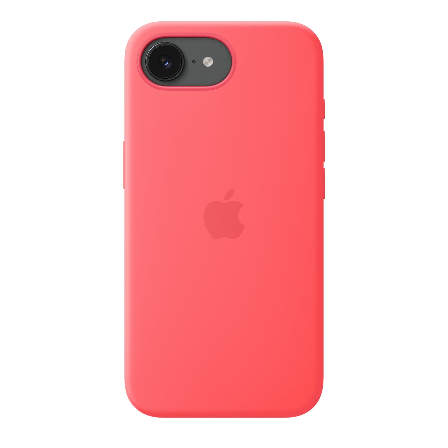 Coque en silicone avec MagSafe pour iPhone 17e - Rose goyave