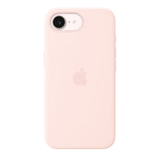 Coque en silicone avec MagSafe pour iPhone 17e - Rose pastel