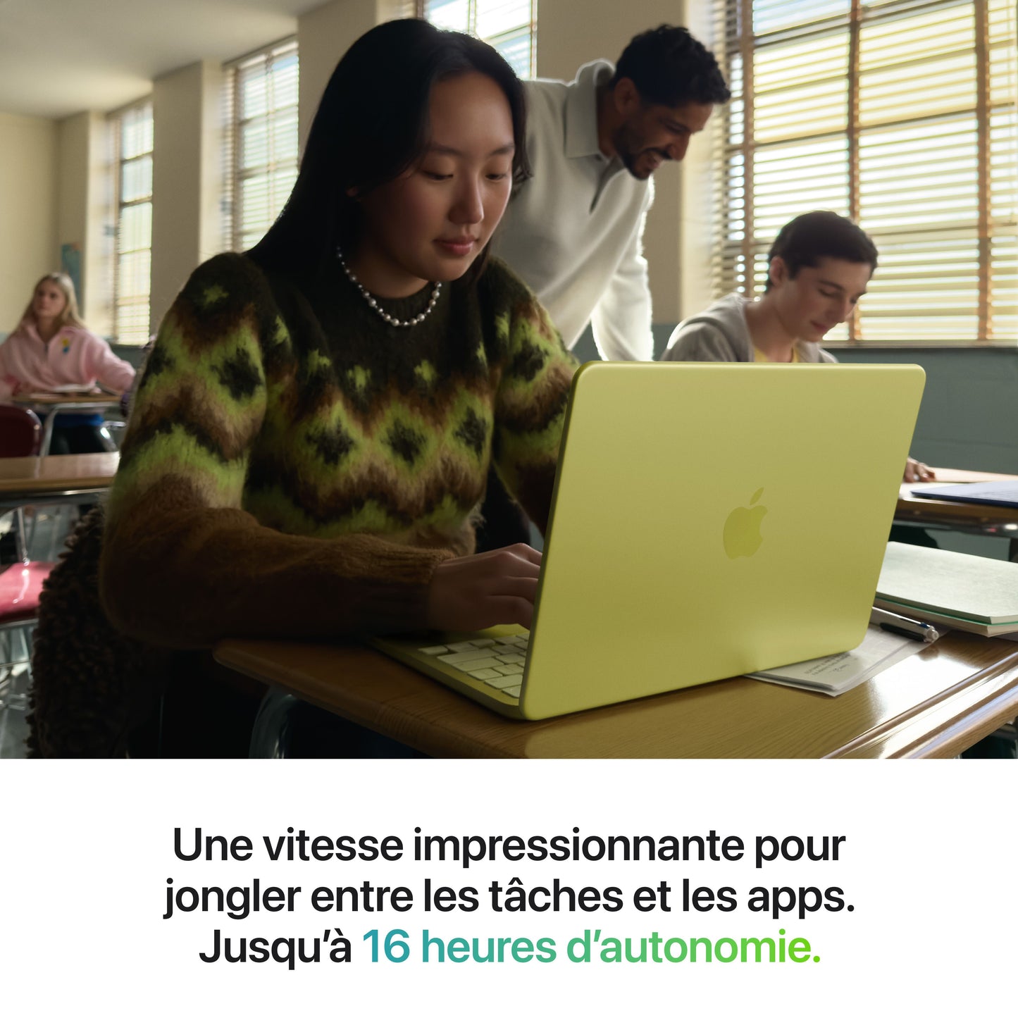 MacBook Neo 13 pouces: Puce Apple A18 Pro avec CPU 6 cœurs et GPU 5 cœurs, Magic Keyboard, 256 Go SSD - Indigo