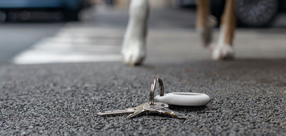 Porte-clés Belkin sécurisé pour AirTag • Blanc