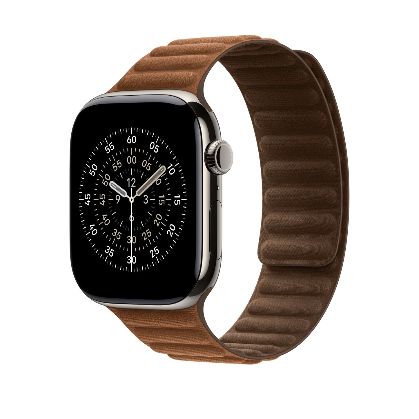 Apple • Bracelet à maillons magnétique Caramel 46 mm - S/M