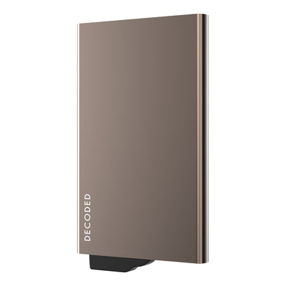 Decoded • Porte-cartes MagSafe • Aluminium • Or du desert