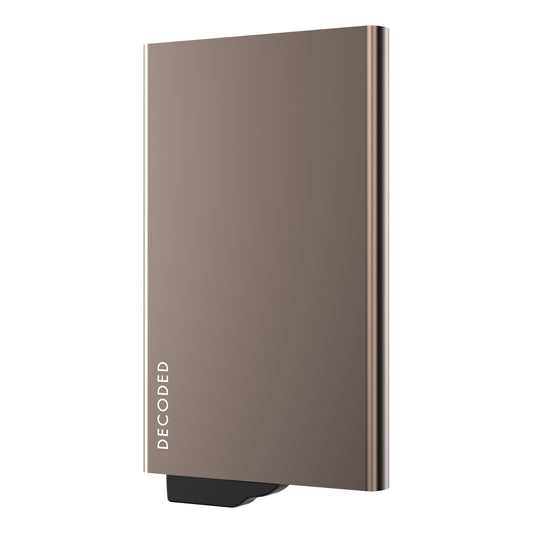 Decoded • Porte-cartes MagSafe • Aluminium • Or du desert
