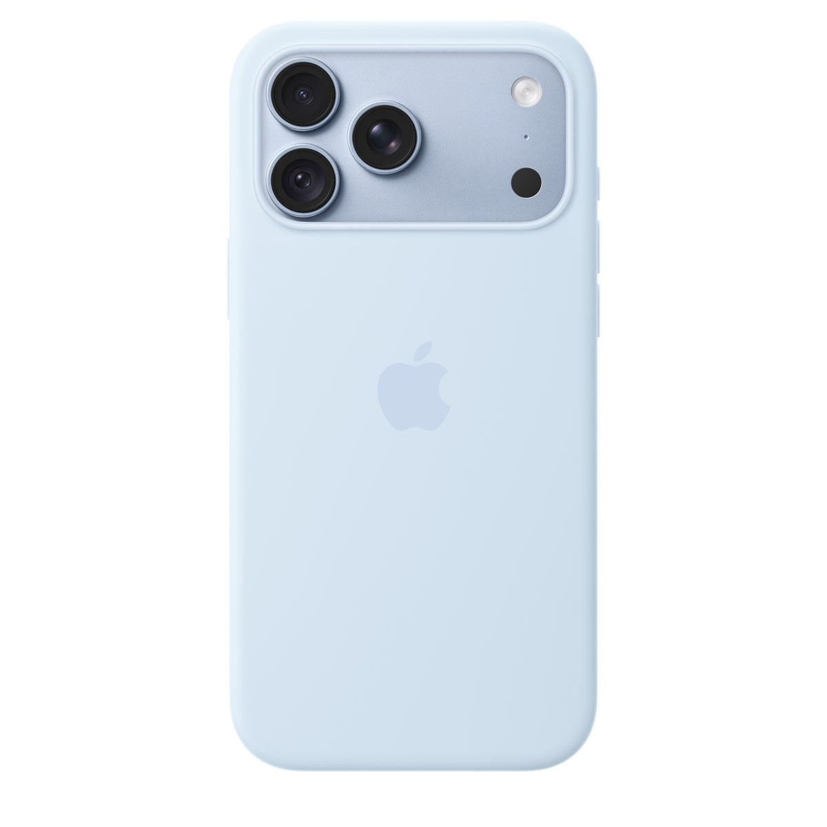 Coque en silicone avec MagSafe pour iPhone 18 Pro Max - Bleu lumineux