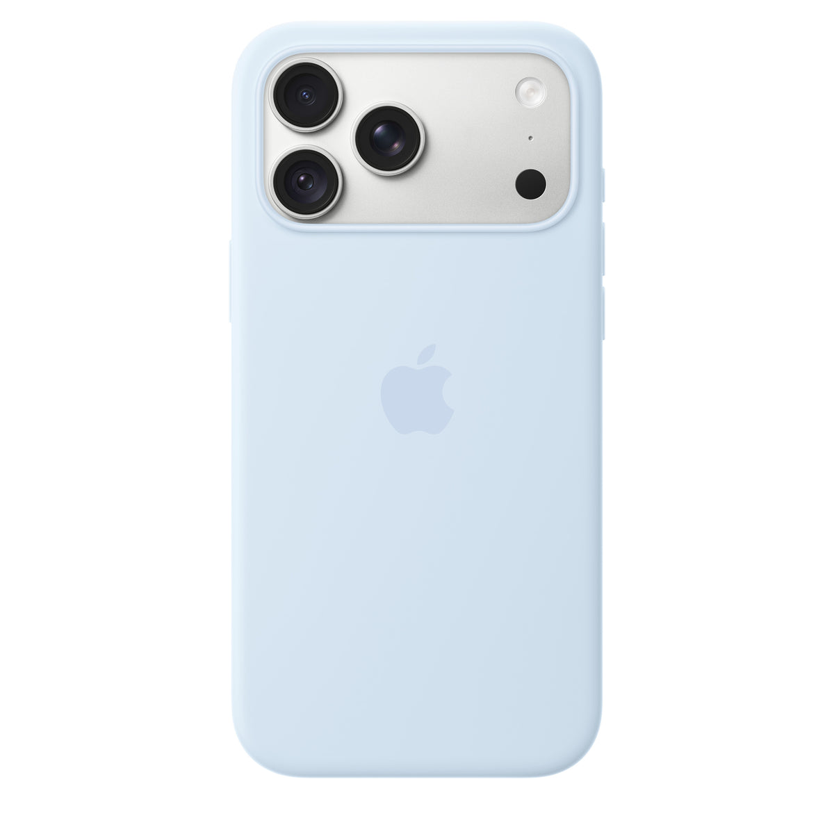 Coque en silicone avec MagSafe pour iPhone 18 Pro Max - Bleu lumineux