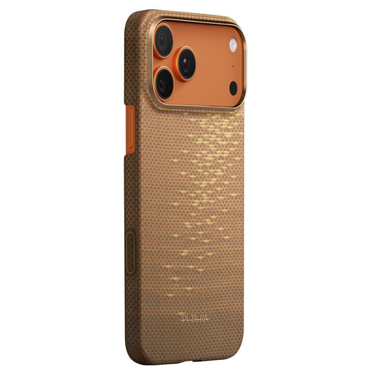 Pitaka Ultra Slim Case for iPhone 17 Pro • Golden Glint