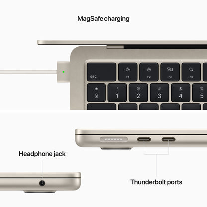 MacBook Air 13" M2 8C/8GB/512GBSSD/GPU 10C • Français • Lumière Stellaire