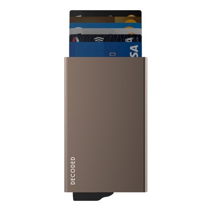 Decoded • Porte-cartes MagSafe • Aluminium • Or du desert
