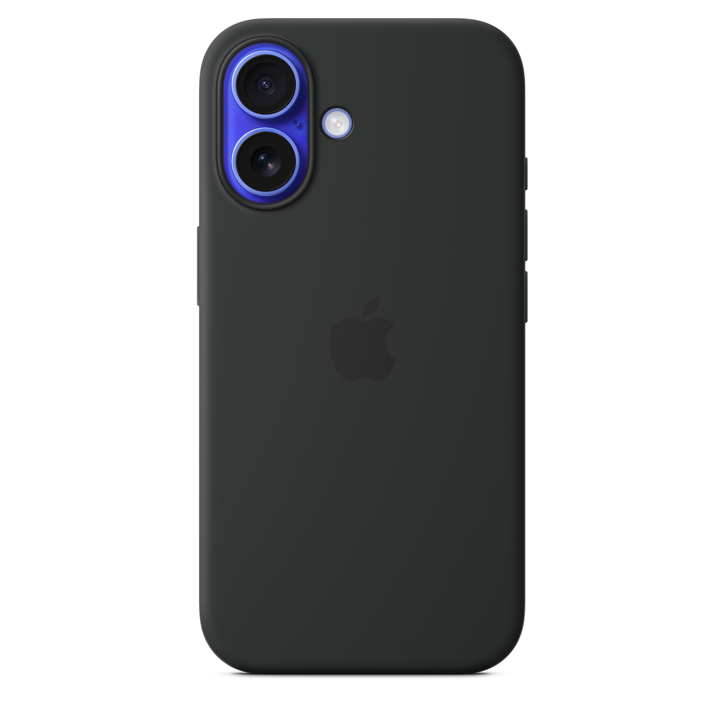 Coque en silicone avec MagSafe pour iPhone 16 - Noir