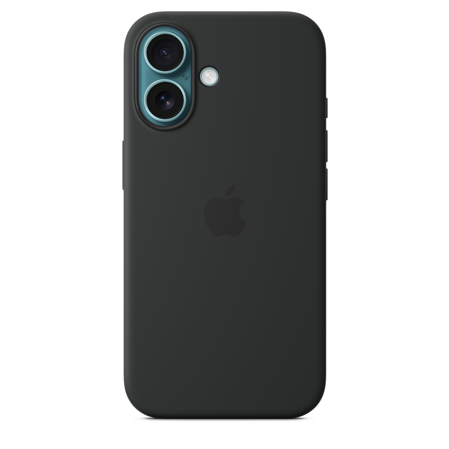 Coque en silicone avec MagSafe pour iPhone 16 - Noir