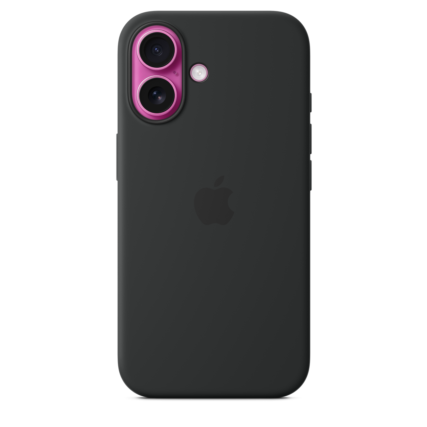Coque en silicone avec MagSafe pour iPhone 16 - Noir