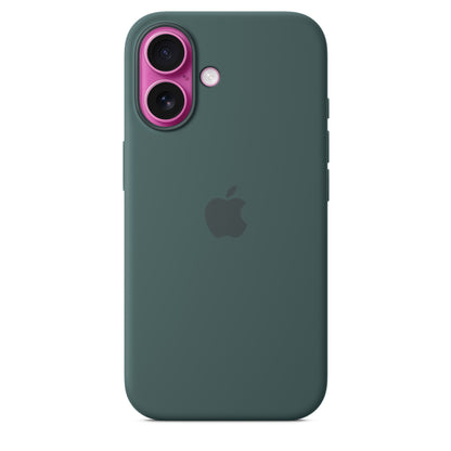 iPhone 16 Coque en Silicone avec MagSafe • Vert Lacustre