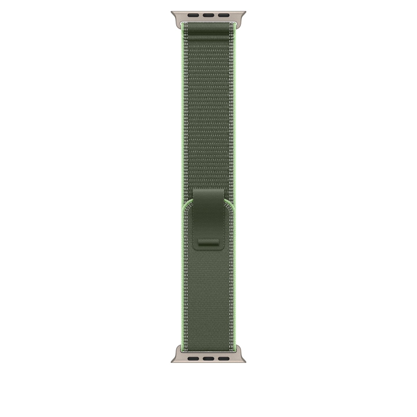 Boucle Trail vert/vert fluo 49 mm - M/L - Finition titane naturel