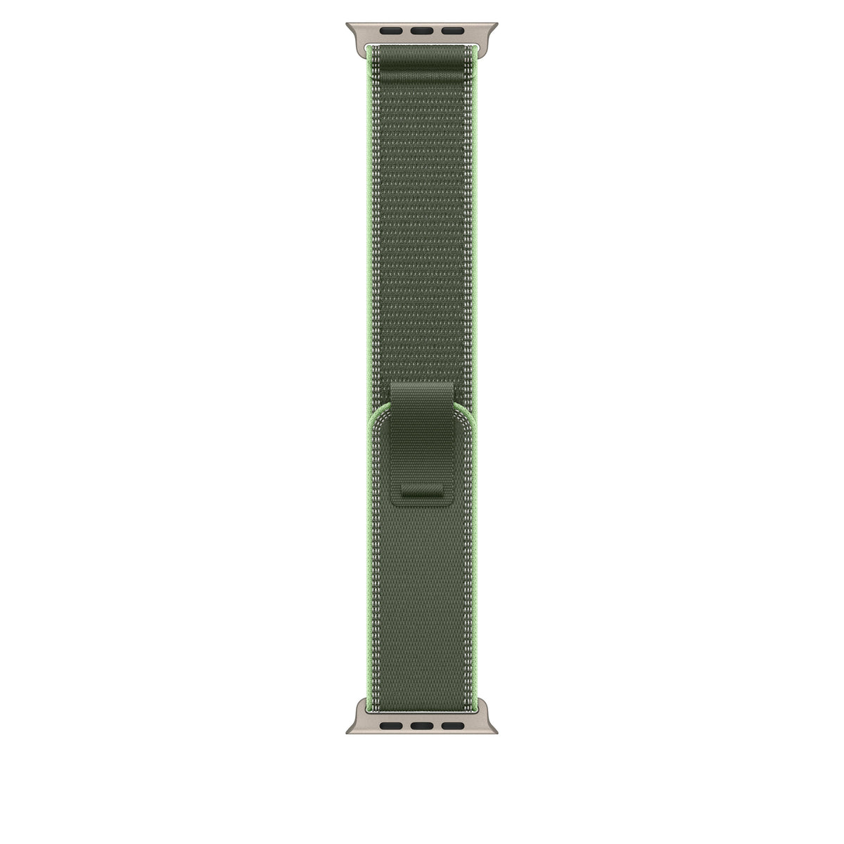Boucle Trail vert/vert fluo 49 mm - M/L - Finition titane naturel