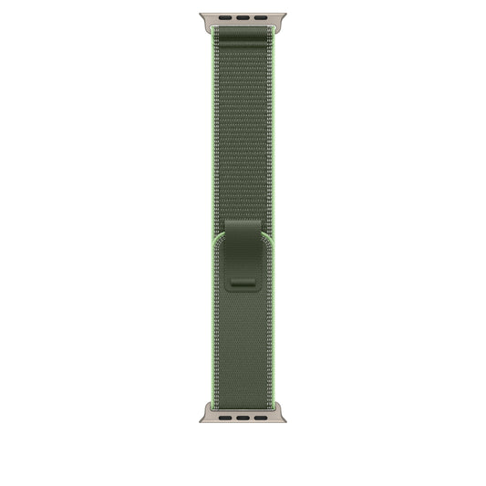 Boucle Trail vert/vert fluo 49 mm - M/L - Finition titane naturel