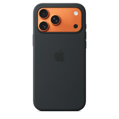Coque en silicone avec MagSafe pour iPhone 17 Pro Max - Noir