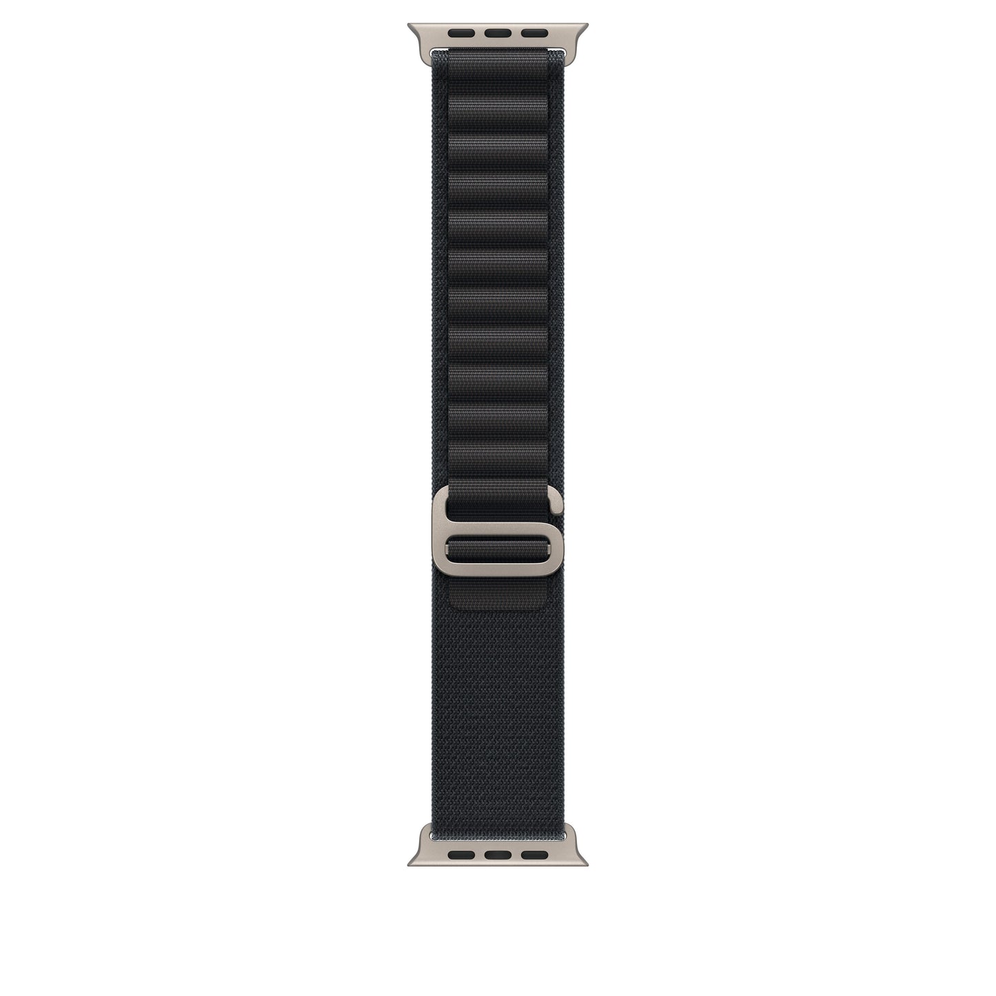 Apple • Boucle Alpine • Noir – 49 mm (titane naturel, taille S)