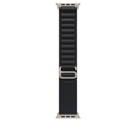 Apple • Boucle Alpine • Noir – 49 mm (titane naturel, taille S)